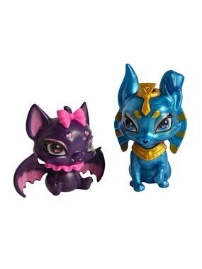Monster High Pets Cleo De Nile Tut Draculaura Bat Mini Vinyl Figures Gen 3 2018